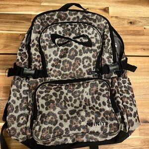 Nfinity Cheetah Sparkle Cheer Backpack